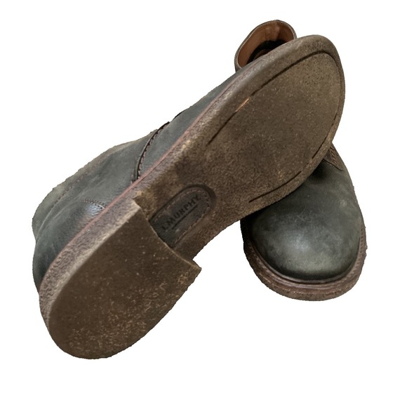 Johnston & Murphy Lace Up Chukka Ankle Boots Mens 9.5 M Gray Leather Shoes Soft - Picture 8 of 8